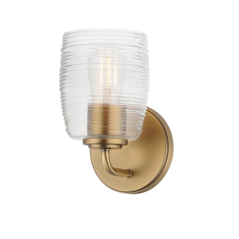 Honey 1-Light Sconce Natural Aged Brass
