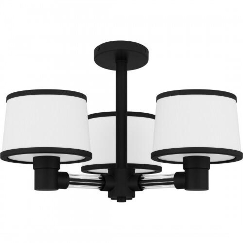 Quoizel KYL1722MBK Kylen Semi flush 3 lights matte black Semi-Flush Mount