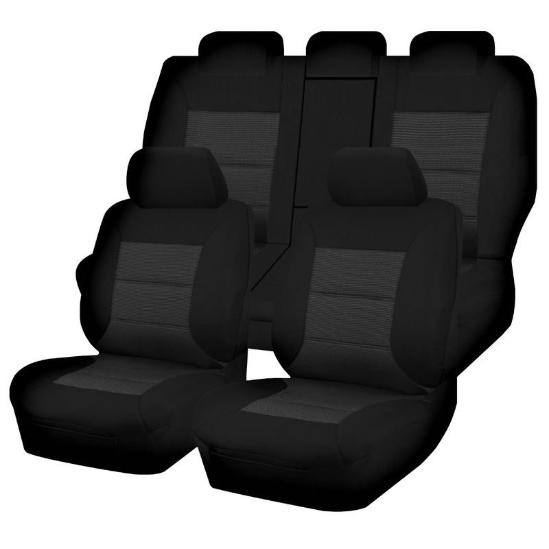 Seat Covers for TOYOTA RAV4 ALA49R.ASA44R .ZSA42R SERIES 02/2012 – 12/2018 4×2.4X4 SUV/WAGON 5 SEATERS FR BLACK PREMIUM