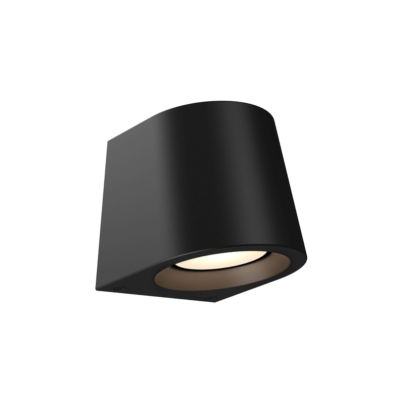 5″ Wall Sconce with Photocell Black