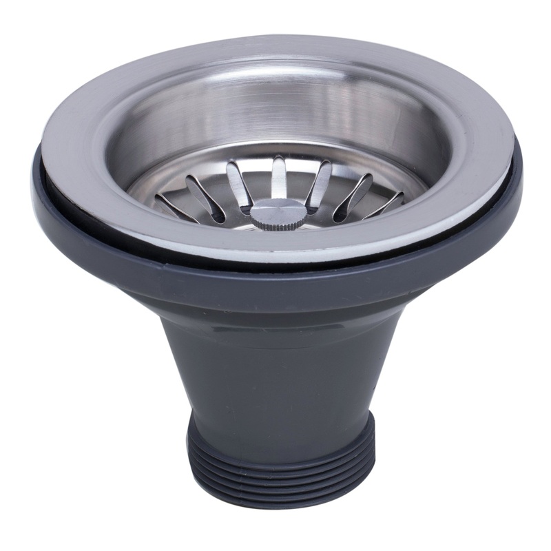 ALFI brand ABST35-BSS Brushed Stainless Steel 3 1/2″ Basket Strainer Drain