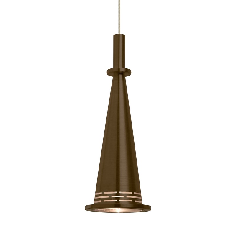 Besa 1XC-PRINCECNBR-LED-SN Besa Prince Pendant LED Pendant Satin Nickel