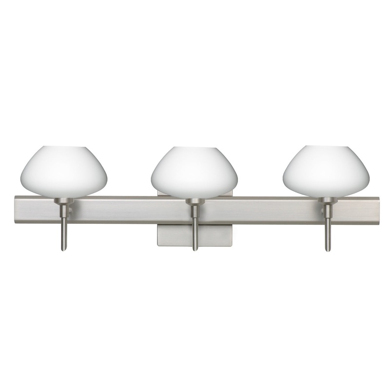 Besa 3SW-541007-SN-SQ Peri Three Light Wall Sconce Satin Nickel