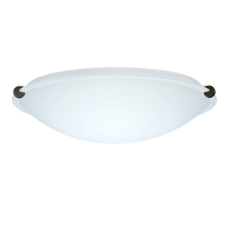 Besa 968107-LED-BR Trio Two Light Ceiling Mount Bronze