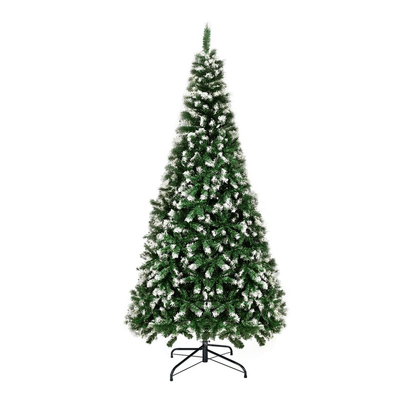 Christmas Tree 1.8M 6FT Snowy Xmas Decorations Home Decor Green 800 tips