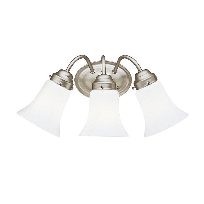 Kichler 6123NI Three Light Bath, Brushed Nickel