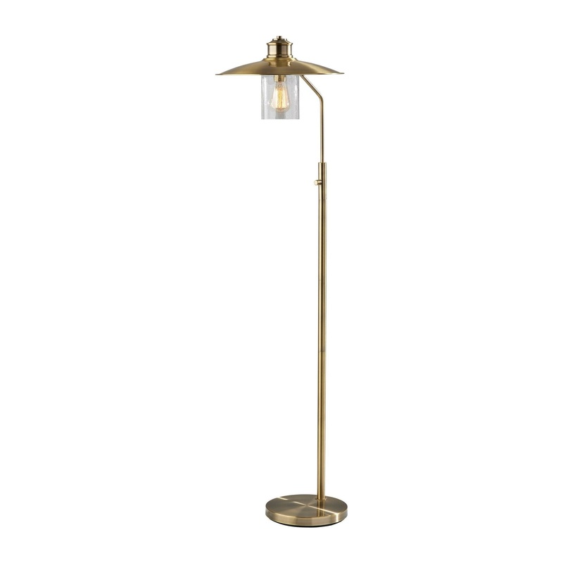 Kieran Floor Lamp Antique Brass