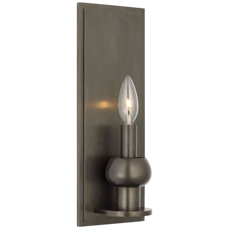 LED Wall Sconce from the Comtesse Collection in Bronze Finish by Visual Comfort Signature