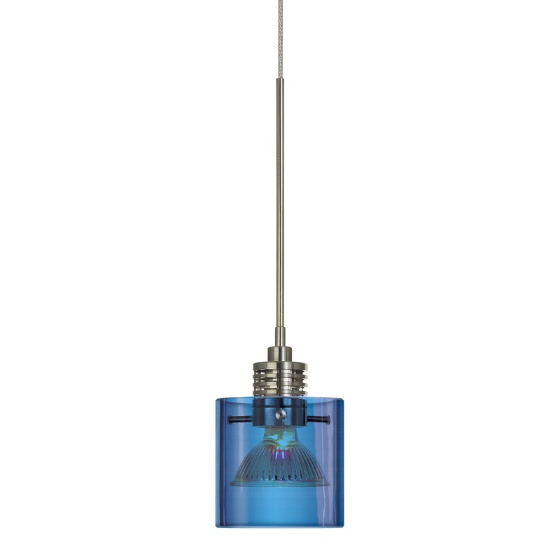 One Light Pendant from the Action Collection in Satin Nickel Finish by Stone Lighting