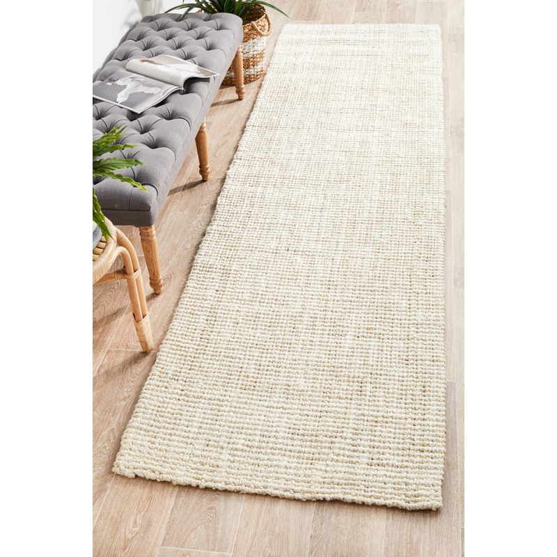 Atrium Barker Bleach Runner by Rug Culture – 400X80CM