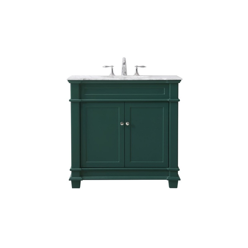 Bathroom Vanity Set from the Wesley Collection in Green Finish by Elegant Lighting