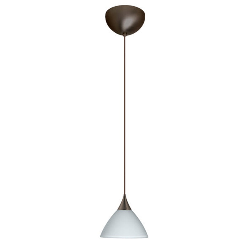Besa 1XC-174307-BR Domi One Light Pendant Bronze