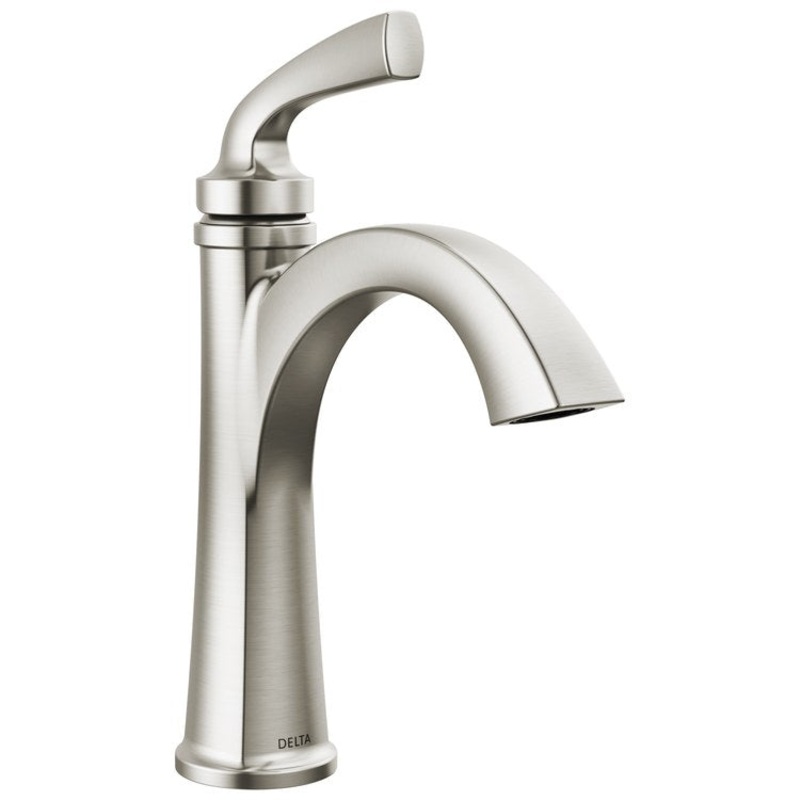 Lavatory Faucet Geist 1 Lever ADA WaterSense Spotshield Brushed Nickel 1.2 Gallons per Minute