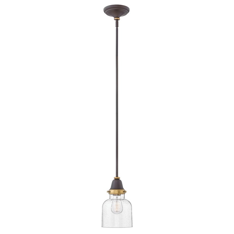 LED Pendant from the Academy Collection in Oil Rubbed Bronze Finish by Hinkley