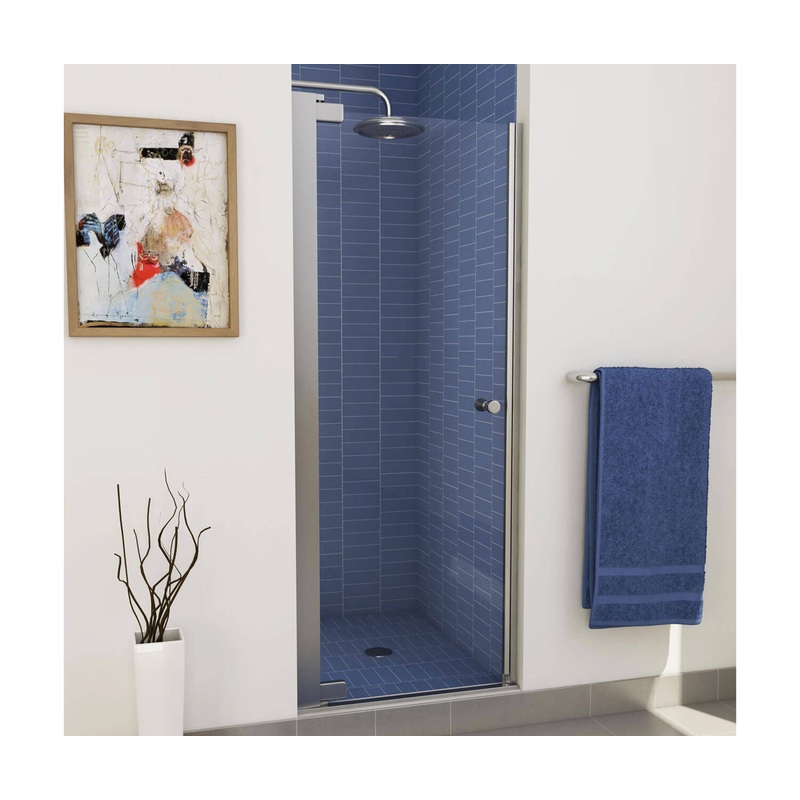 MAAX 105416-900-084-000 Madono 28 -30  x 67 in. 6 mm Pivot Shower Door for Alcove Installation with Clear glass in Chrome