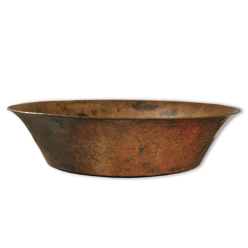 Native Trails CPS271 Maestro Bajo Vessel Bathroom Sink, Antique Copper (Showroom Display)