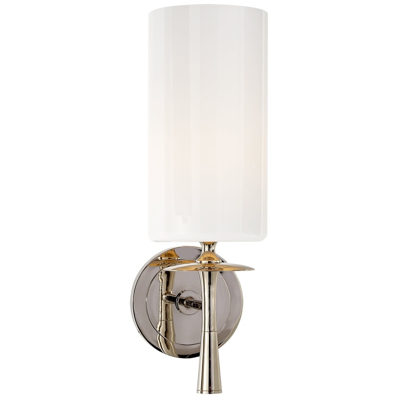 One Light Wall Sconce from the Drunmore Collection in Polished Nickel Finish by Visual Comfort Signature