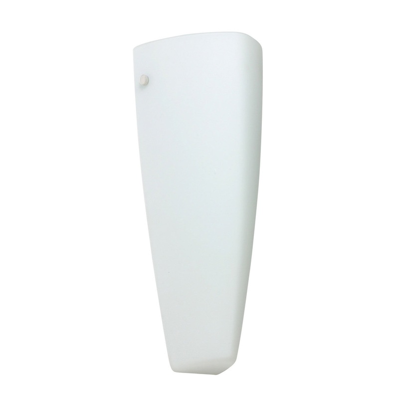 One Light Wall Sconce from the Lina Collection in White Finish by Besa