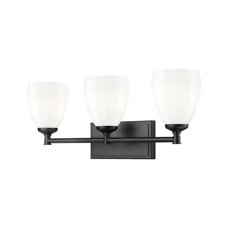 Oren 3-Light Vanity Matte Black