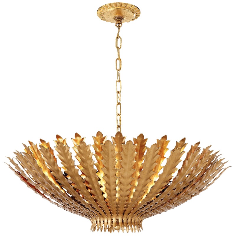 Six Light Chandelier from the Hampton Collection in Gild Finish by Visual Comfort Signature