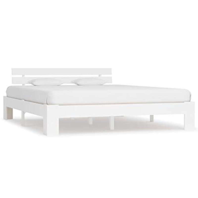 SKM Giroletto Bianco in Legno Massello di Pino 180×200 cm (28.1kg)