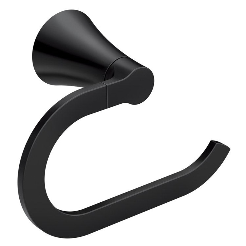 Towel Ring JASE 6-13/16 Inch Open Matte Black Zinc 3 Inch