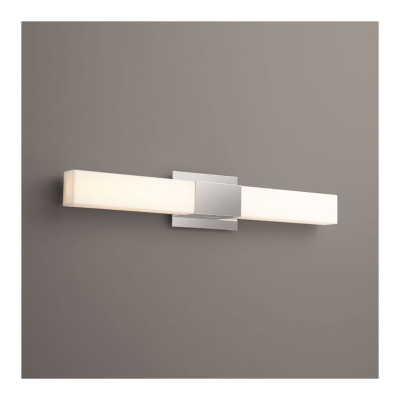 Vega Two-Light Bathroom Vanity Fixture – Polished Nickel