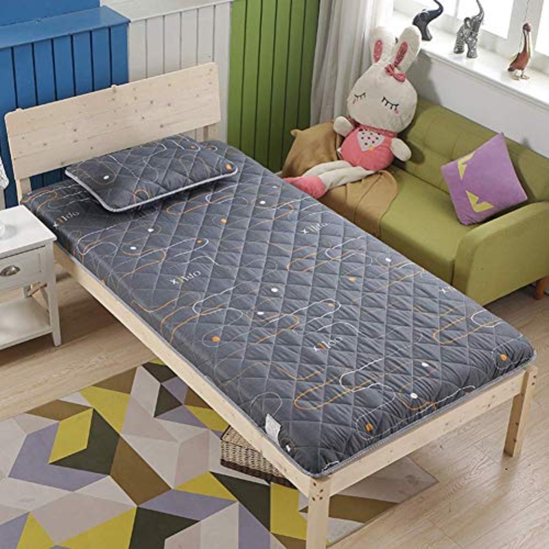 Z&HA Tatami Tappetino, 5 cm di Spessore Tappetino futon MattressTopper Tradizionale Giapponese futon ispessite Queen Size Standard Dimensione Dorm,M,90x200cm