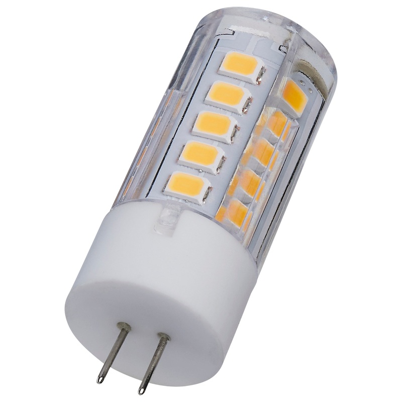 3 Watt T5 LED – Clear Finish – Bi Pin G4 Base – 3000K – 12 Volt Light Bulb by Satco