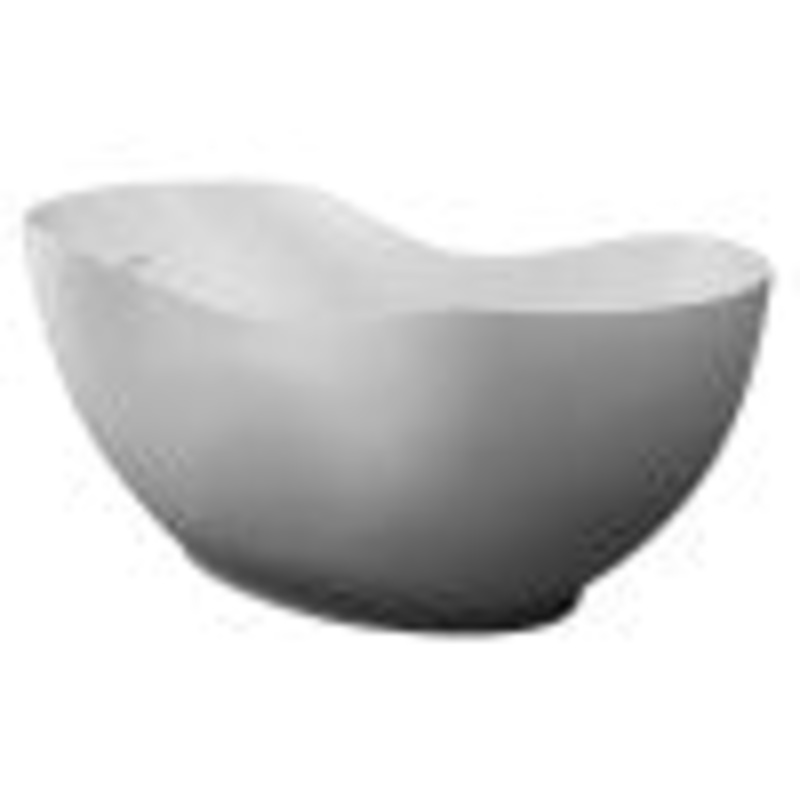 ALFI brand AB9949 66″ White Solid Surface Smooth Resin Soaking Bathtub