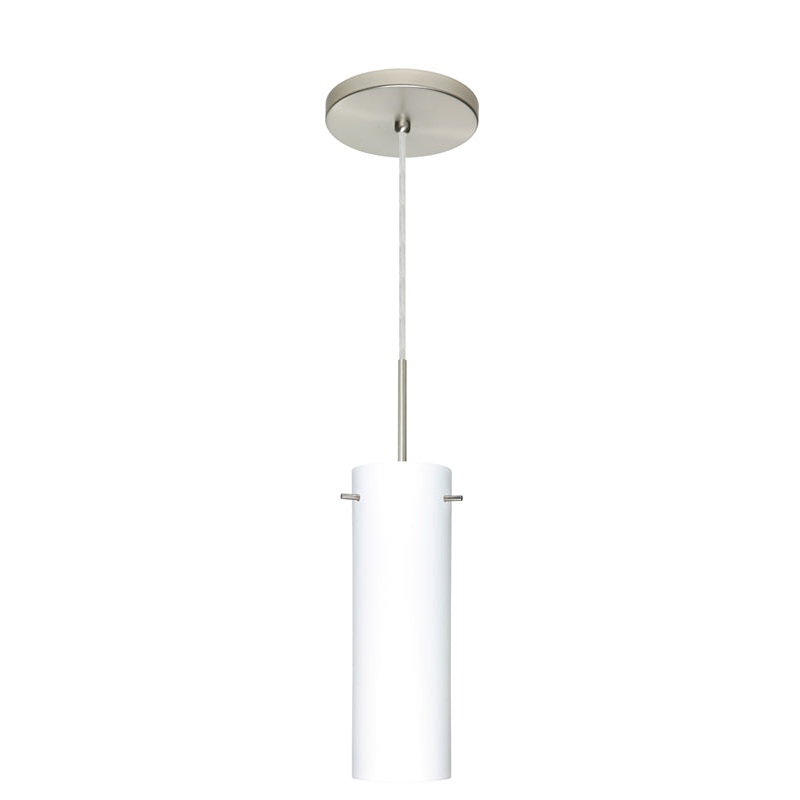 Besa 1BT-493007-SN Copa One Light Pendant Satin Nickel