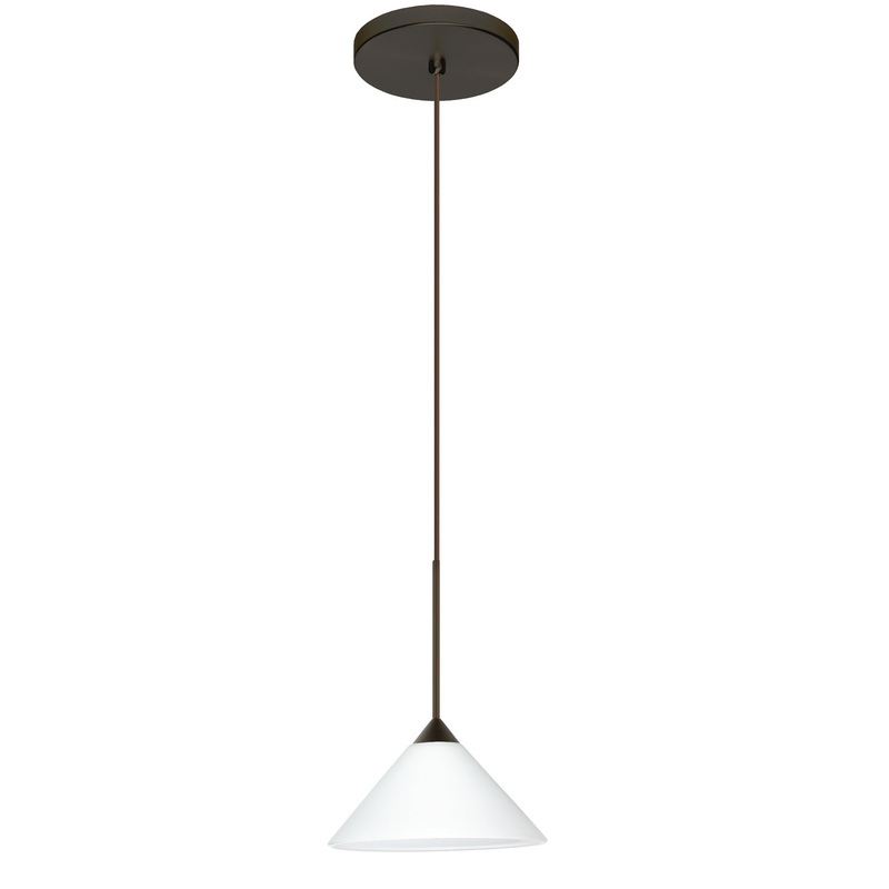 Besa 1XT-117607-BR Kona One Light Pendant Bronze