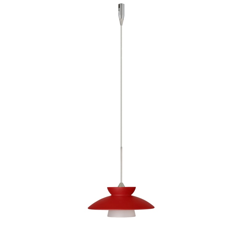 Besa RXP-271831-SN Trilo One Light Pendant Satin Nickel