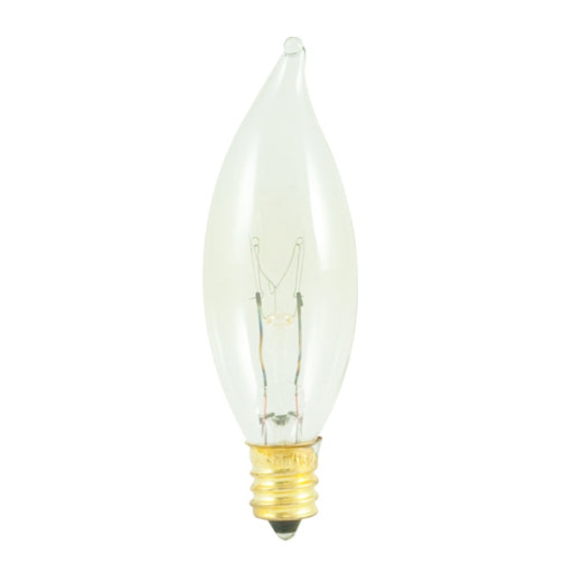 Bulbrite 493115 Flame Light Bulb Clear