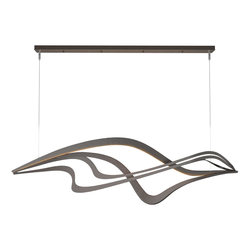 Crossing Waves LED Pendant Oil Rubbed Bronze