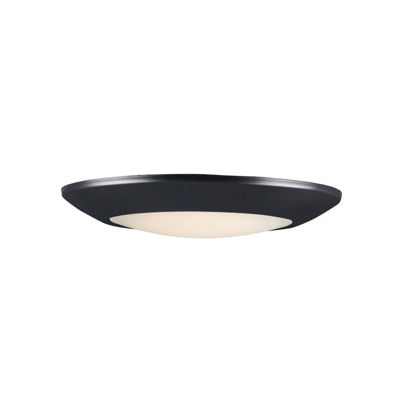 Diverse 9″ LED Flush Mount 3000K Black