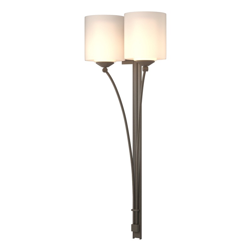 Formae Contemporary 2-Light Sconce Dark Smoke