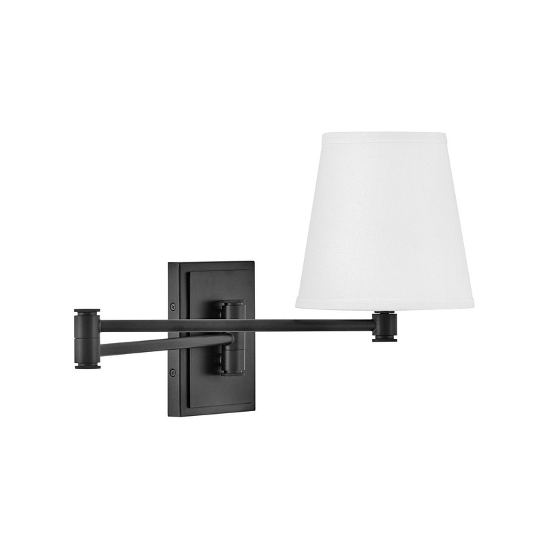 LED Wall Sconce from the Beale Collection in Black Finish by Lark