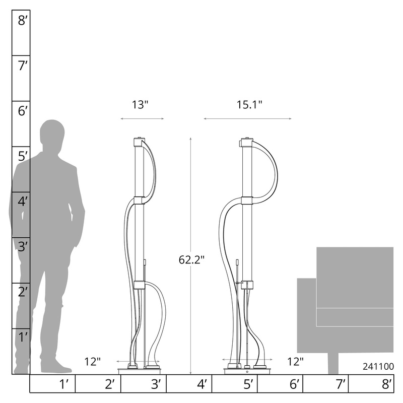 Pulse Floor Lamp Vintage Platinum