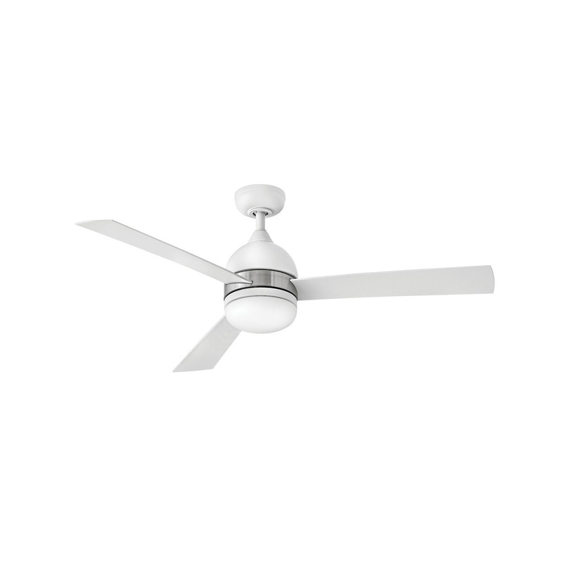 52″ Ceiling Fan from the Verge Collection in Matte White Finish by Hinkley