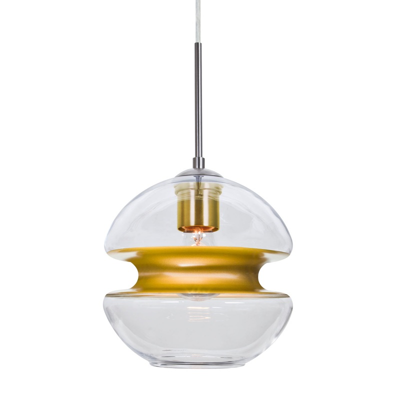 Besa 1JC-HULA8GD-SN Hula 8 One Light Pendant Satin Nickel