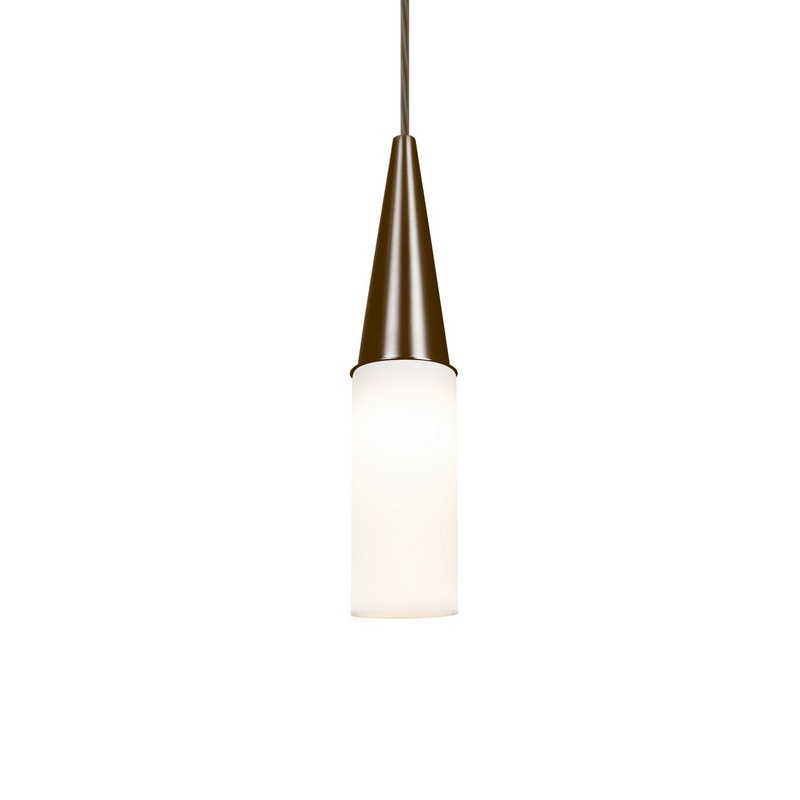 Besa 1JC-METRO12-LED-BR Besa Metro 12 Pendant One Light Pendant Bronze