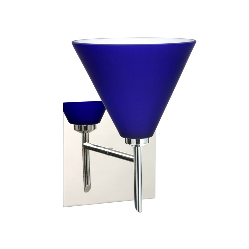 Besa 1SW-5121CM-CR-SQ Kani One Light Wall Sconce Chrome (Discontinued)