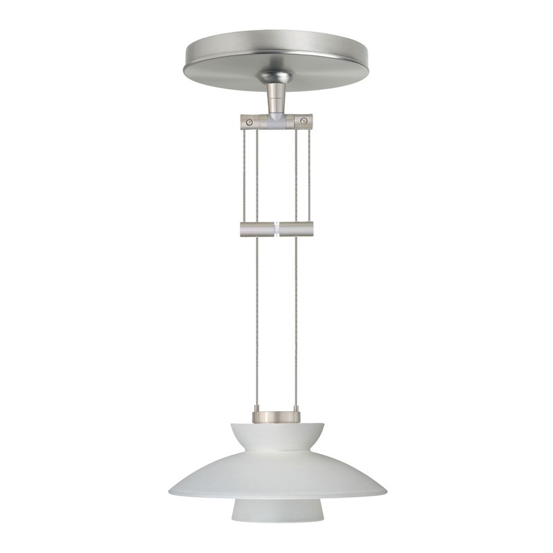 Besa 1XA-271825-SN Trilo One Light Pendant Satin Nickel