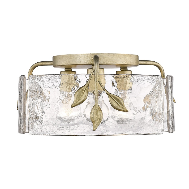 Calla WG White Gold 3 Light Flush Mount