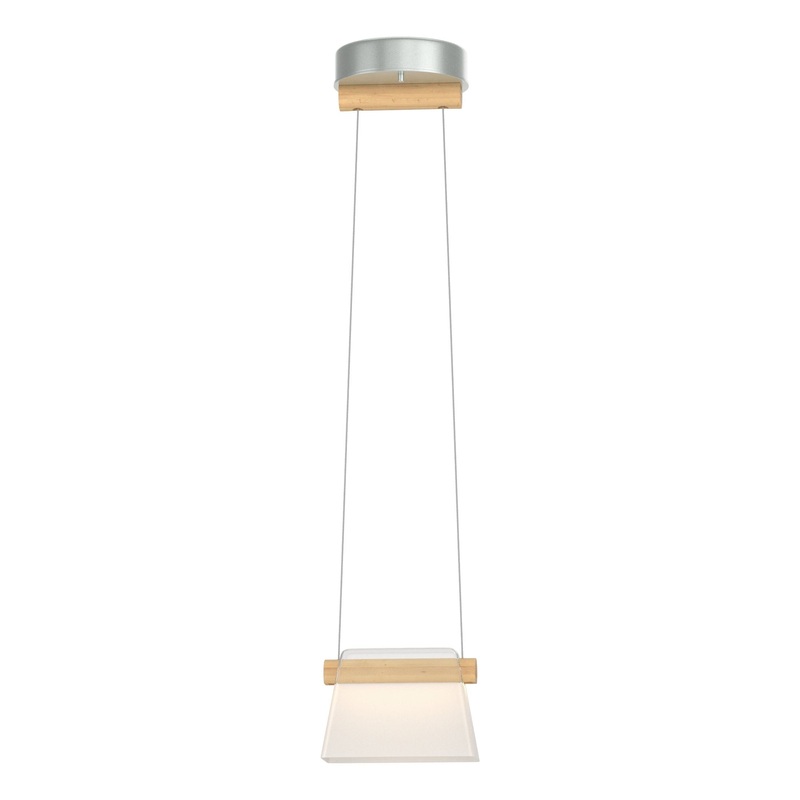 Cowbell LED Mini Pendant Vintage Platinum Clear Glass with Frosted Diffuser (YE)