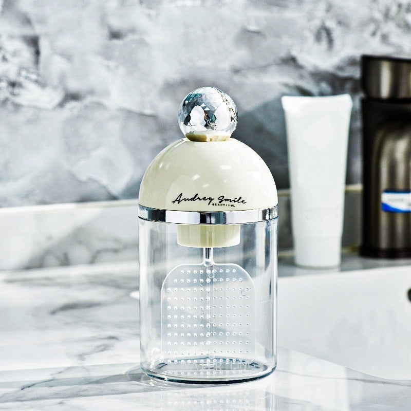 Electric Foaming Cleanser Maker – Rechargeable, Dense Foam for Deep Cleansing(Cream White)