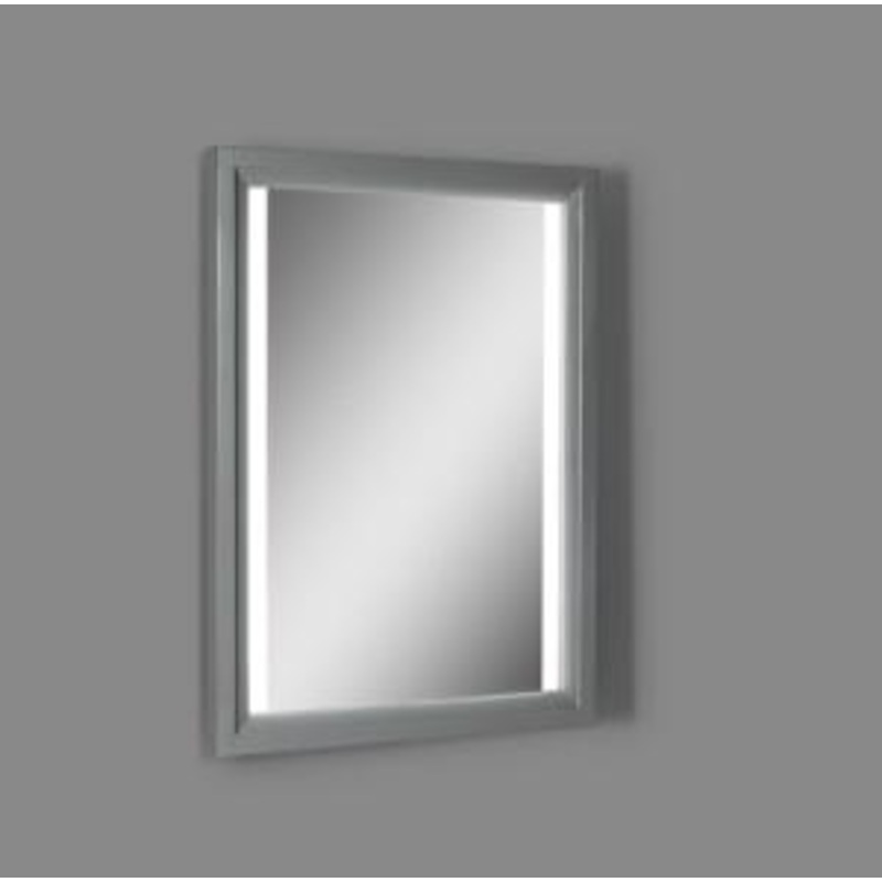 Fairmont Designs 1518-M25LED Studio One 25″ Wood Frame LED Mirror – Glossy Pewter (Showroom Display for Sale)