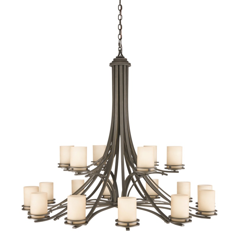 Kichler 1873OZ 18 Light Chandelier, Olde Bronze