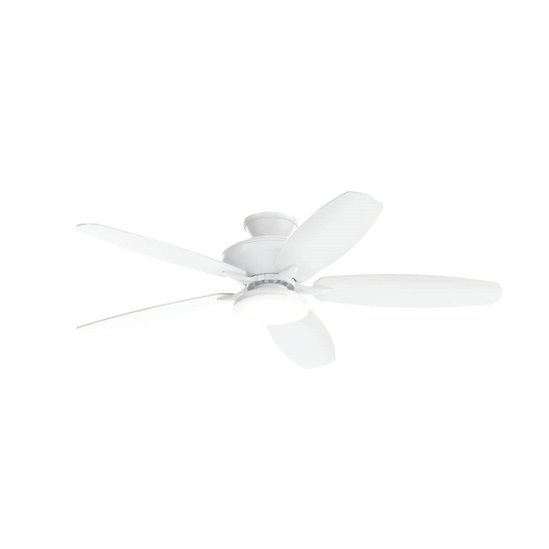 Kichler 330163MWH 52″ Ceiling Fan, Matte White